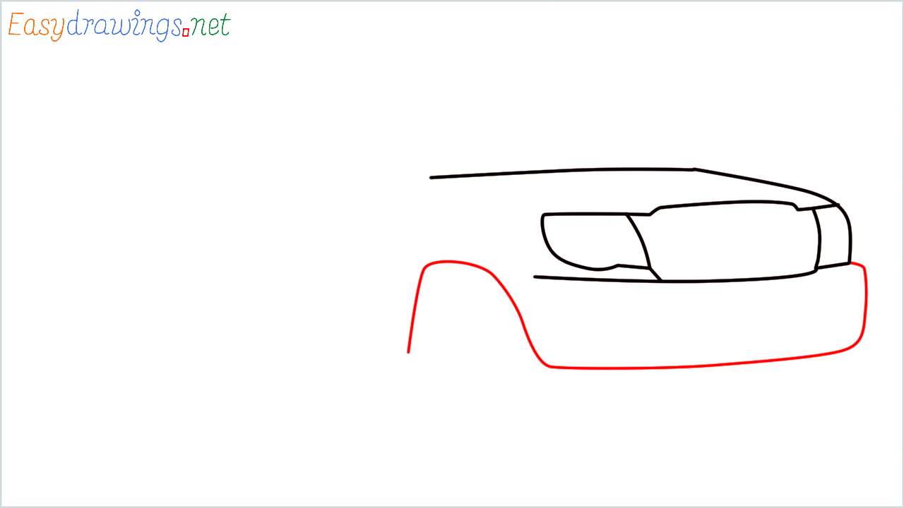 How to draw Toyota Tacoma (3)