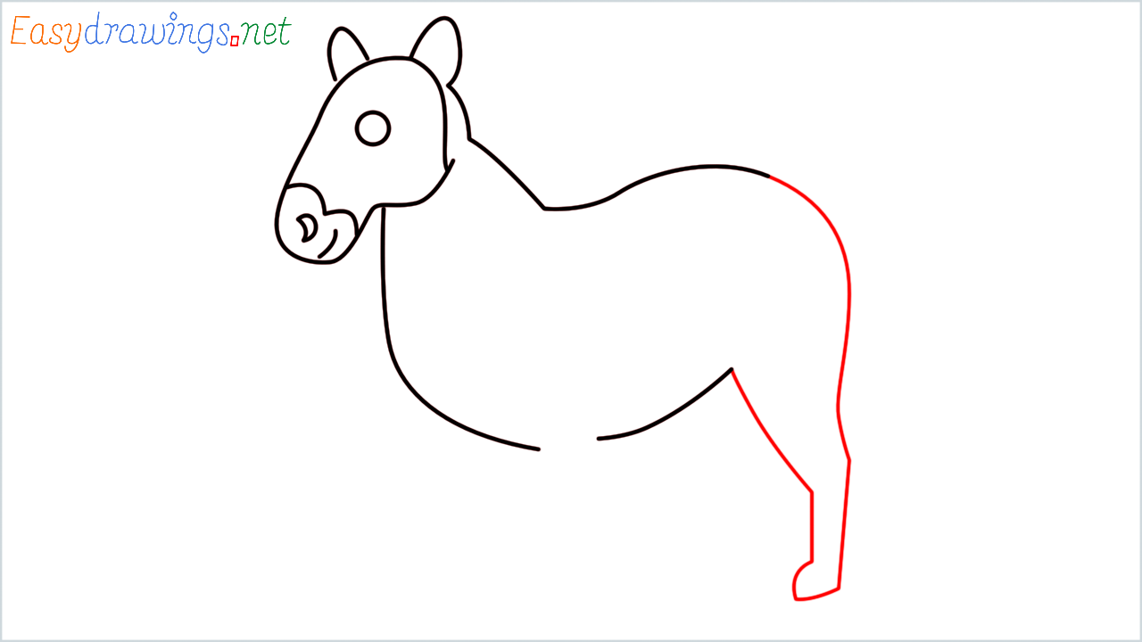 How to draw Zebra Emoji step (5)