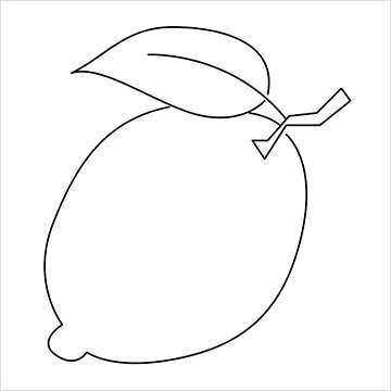 Lemon drawing