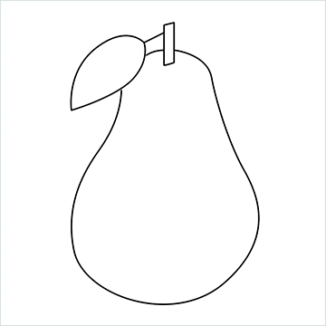 Pear drawing