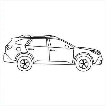 Subaru Outback drawing