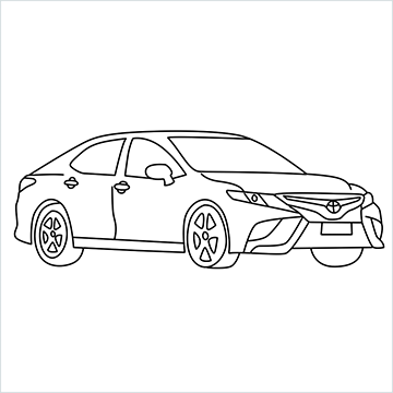 Toyota Camry drawing