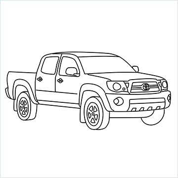 Toyota Tacoma drawing