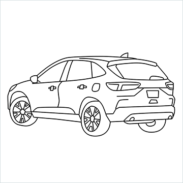 ford escape drawing