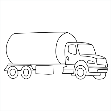 gas tanker drawing
