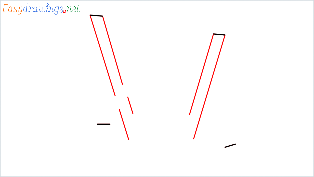 How to draw Alan walker logo step (2)