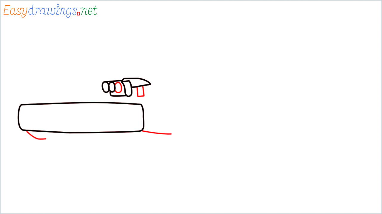 How to draw Dom's dodge charger step (4)