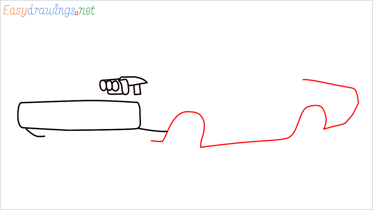 How to draw Dom's dodge charger step (5)