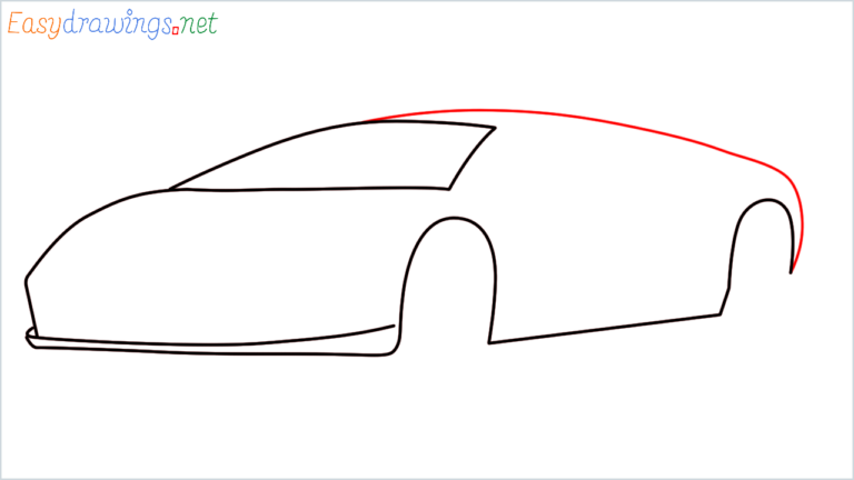 How To Draw Lamborghini Murcielago Step by Step - [13 Easy Phase]