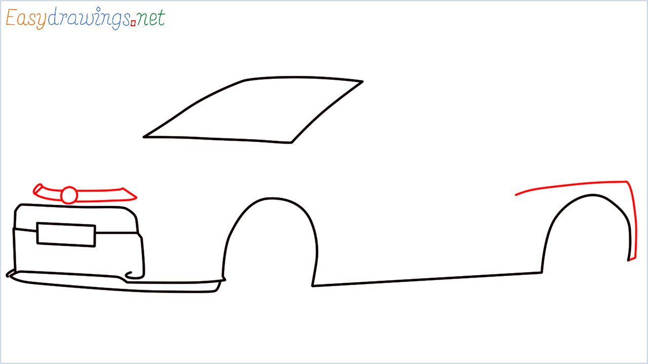 How to draw Toyota gr yaris step (5)