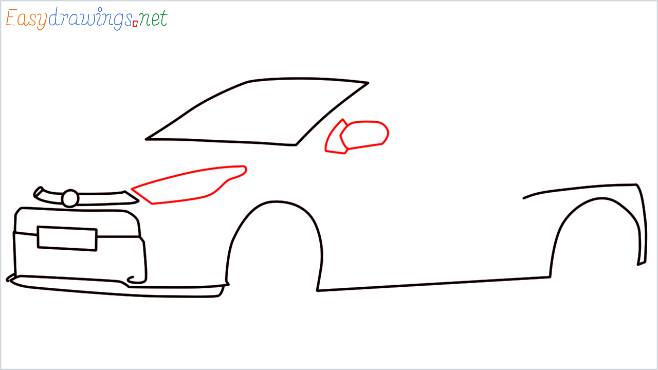 How to draw Toyota gr yaris step (6)