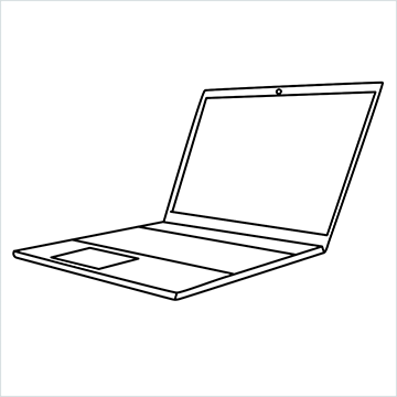 Laptop drawing