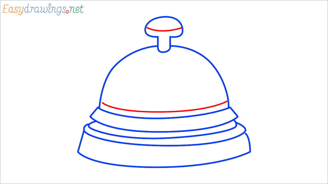 How to draw bellhop bell step (6)