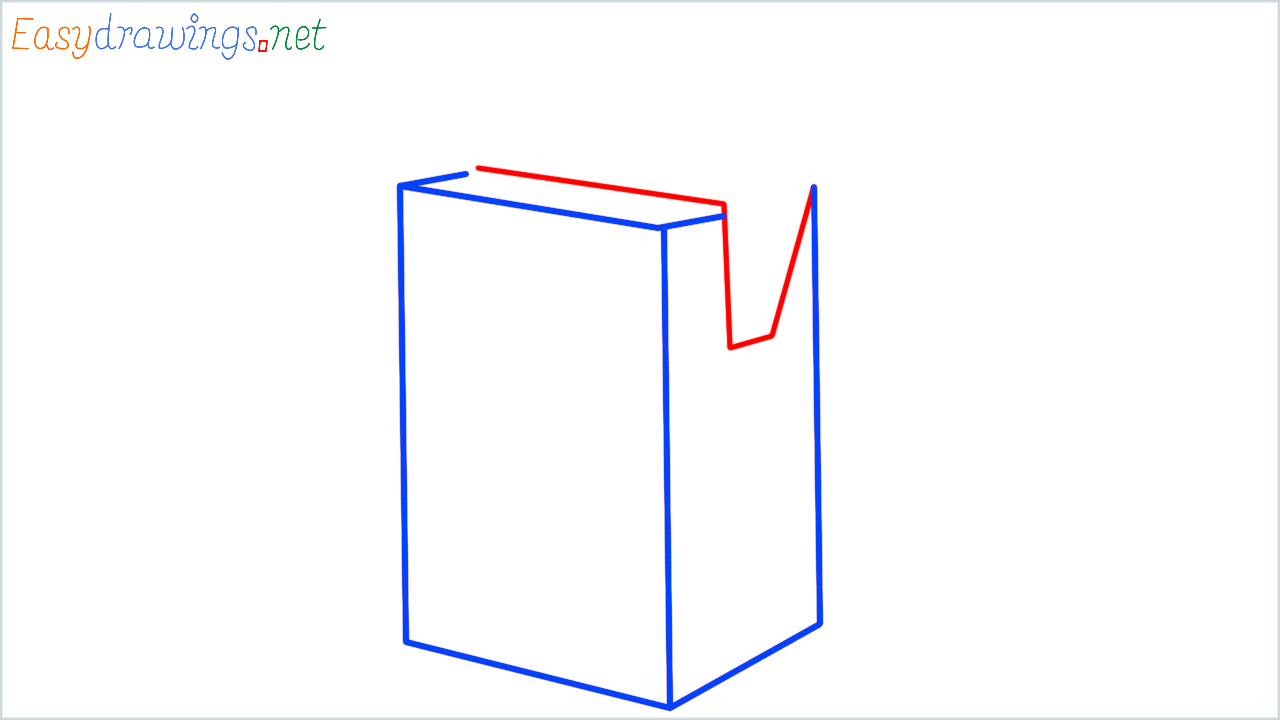 How to draw beverage box step (4)