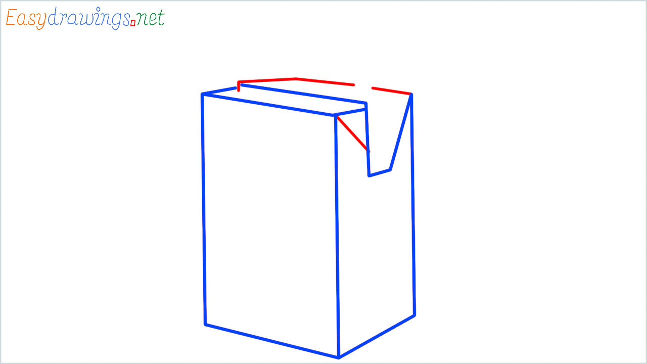 How to draw beverage box step (5)