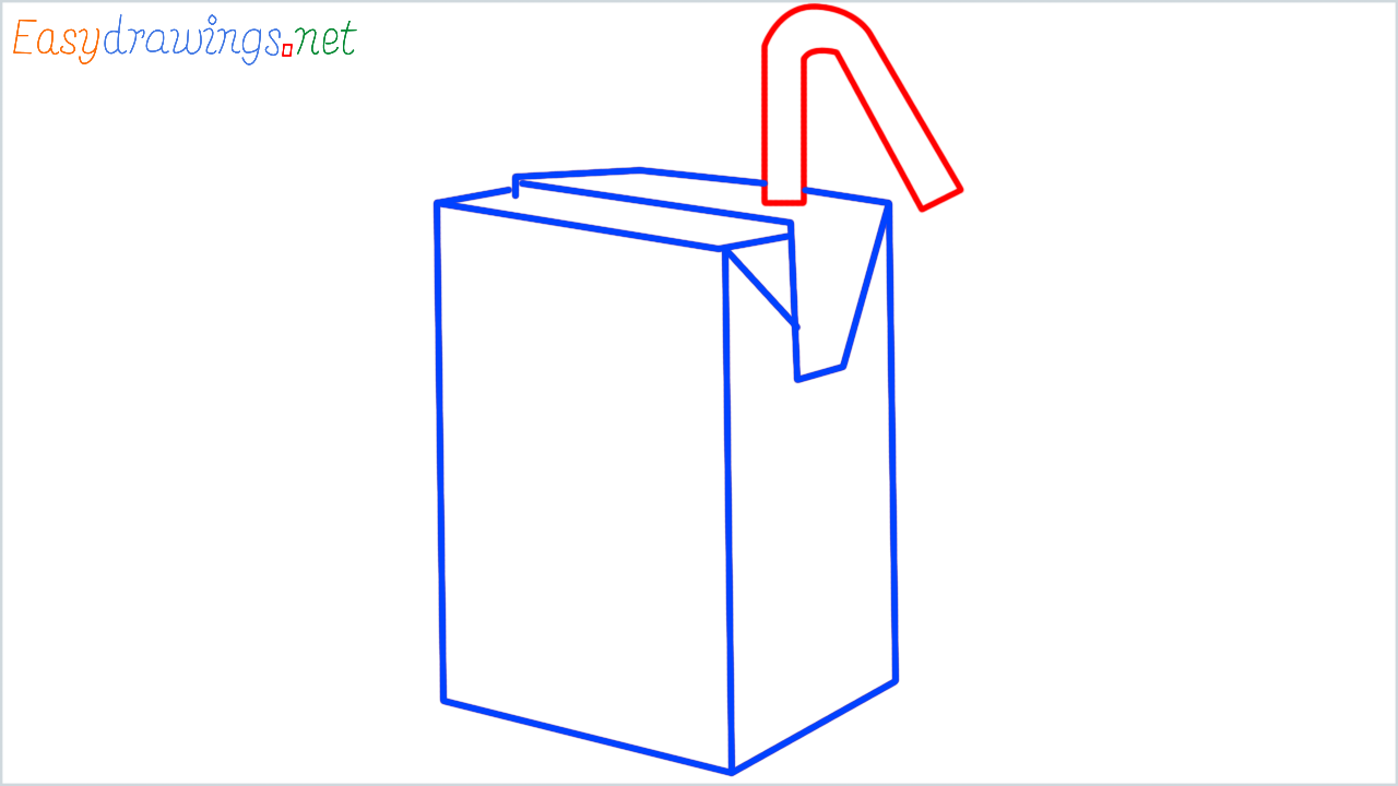 How to draw beverage box step (6)