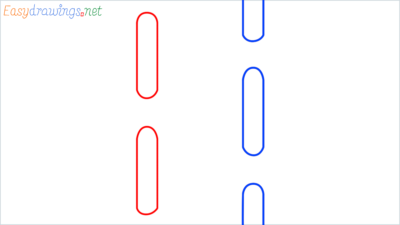 How to draw chains step (2)