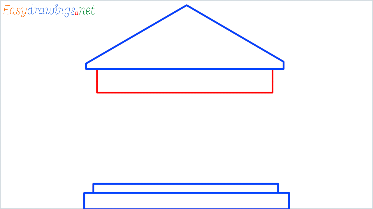 How to draw classical building step (3)
