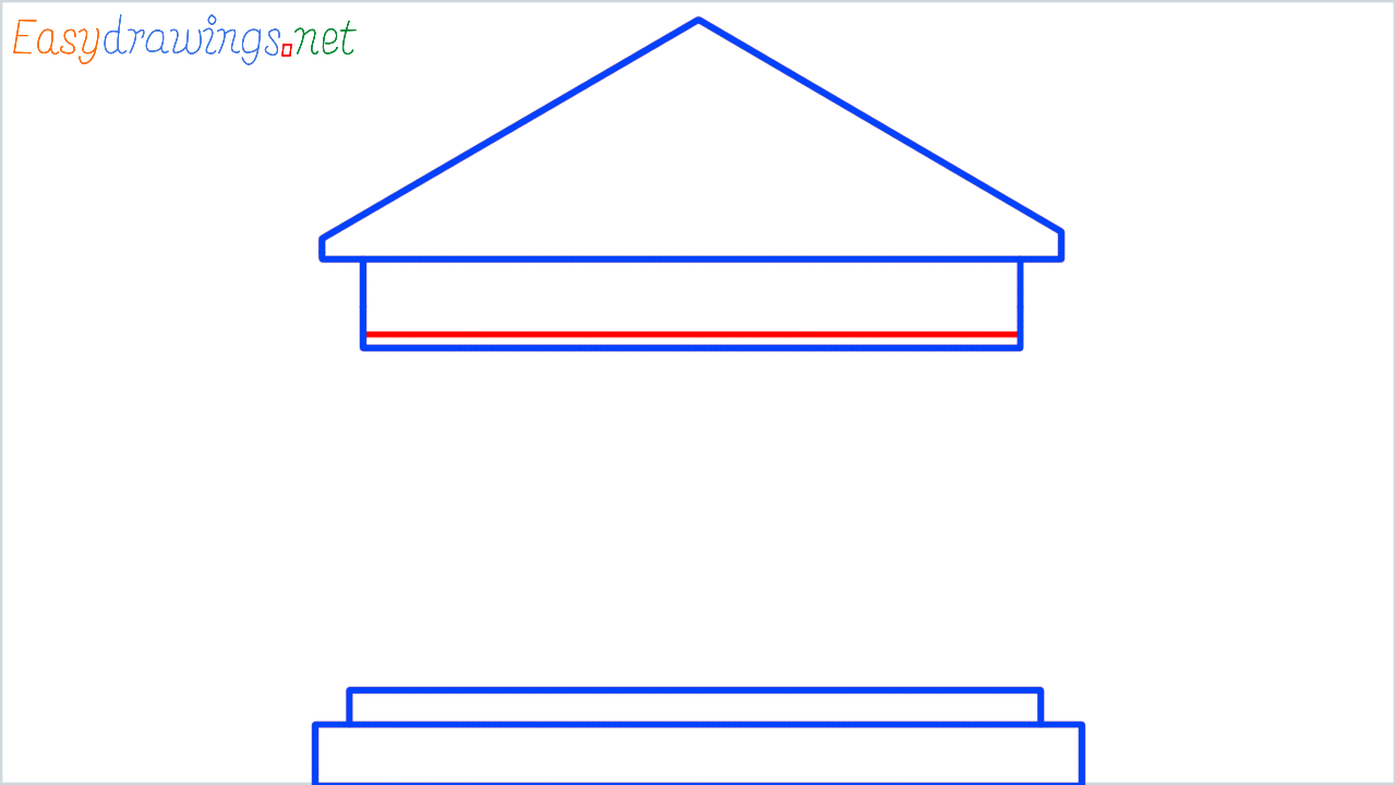 How to draw classical building step (4)