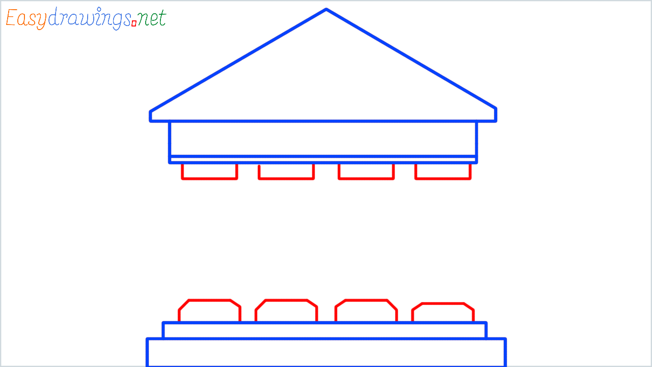 How to draw classical building step (5)