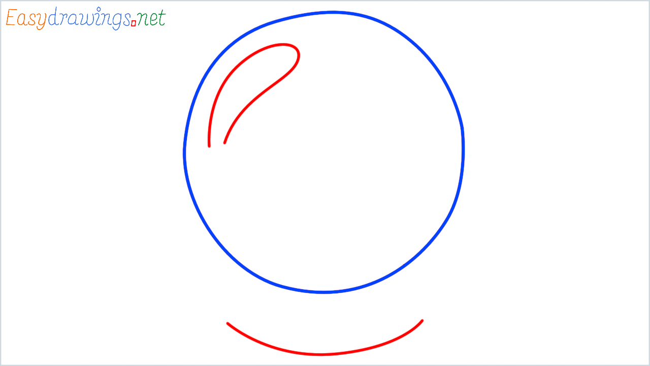 How to draw crystal ball step (2)