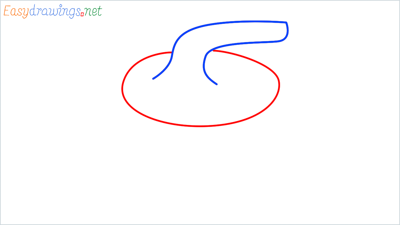 How to draw curling stone step (2)