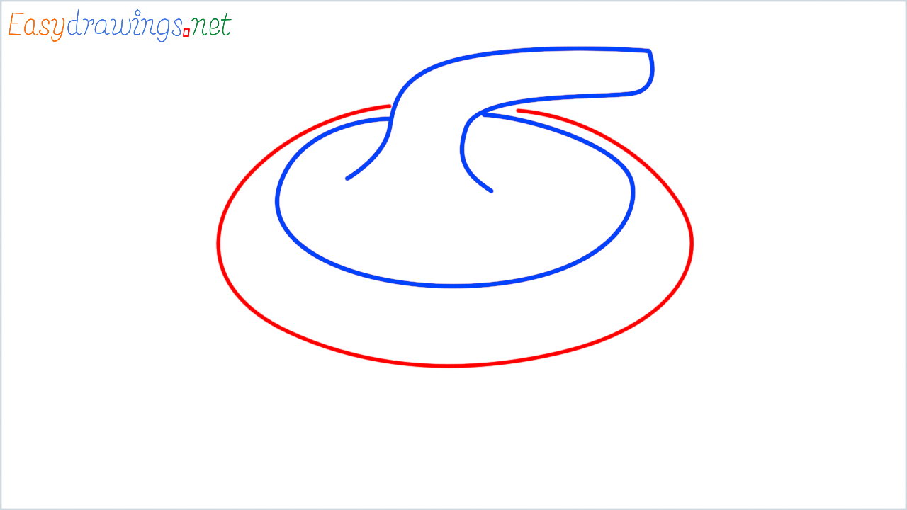 How to draw curling stone step (3)