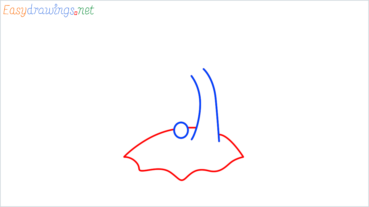 How to draw desert island step (2)