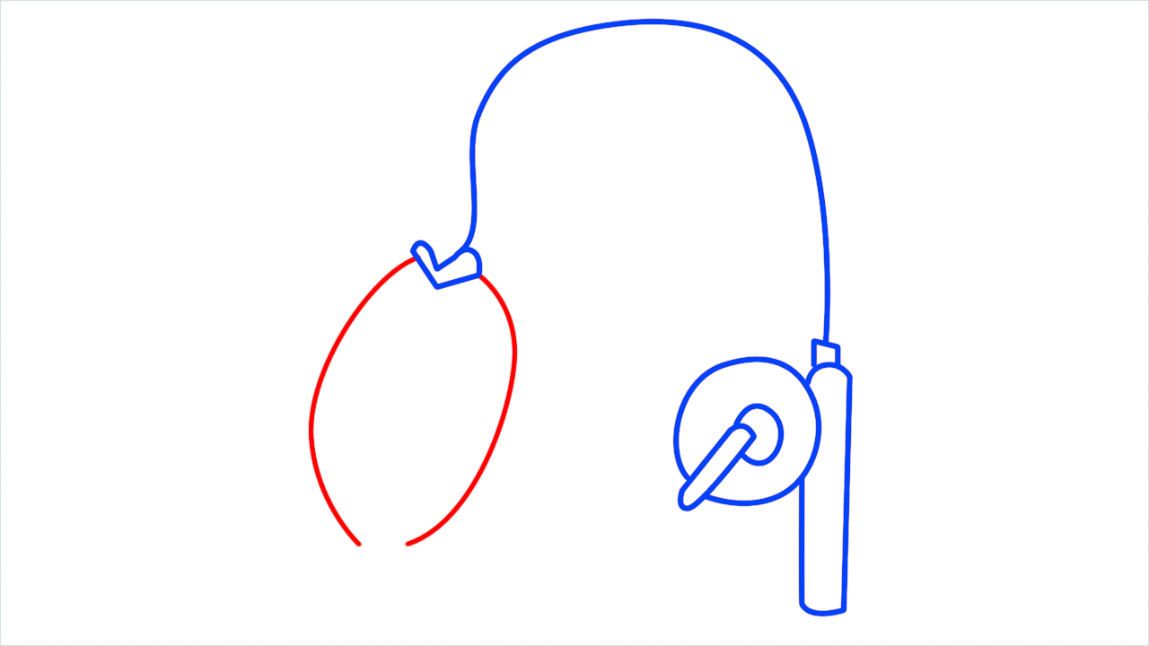 How to draw fishing pole step (6)