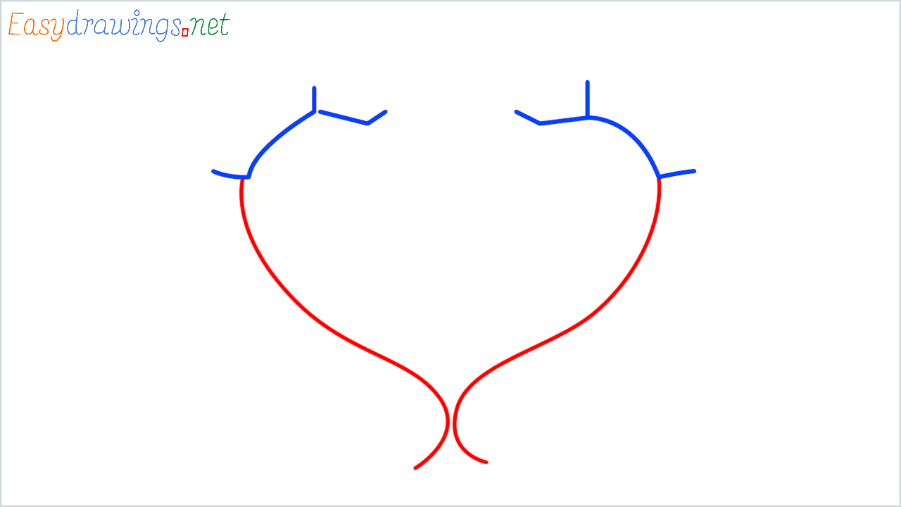 How to draw heart hands step (3)