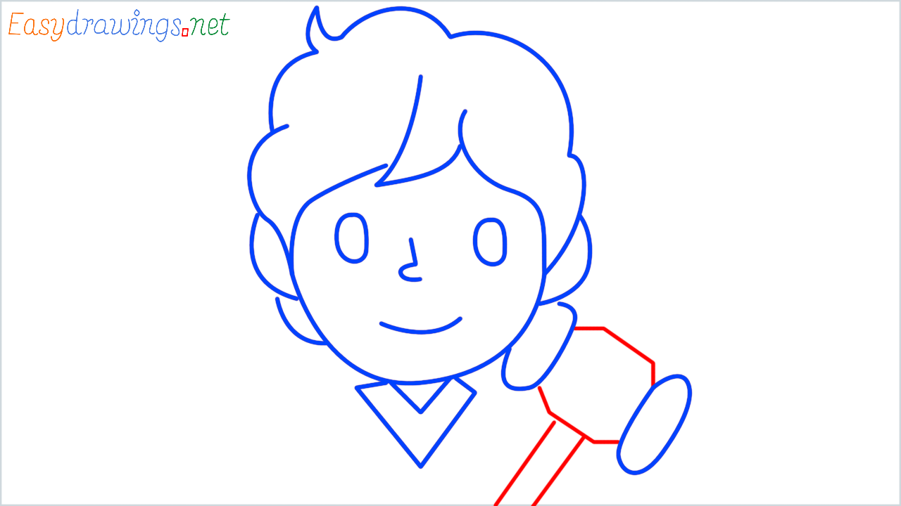How to draw judge step (8)