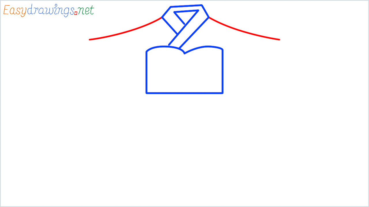 How to draw kimono step (4)