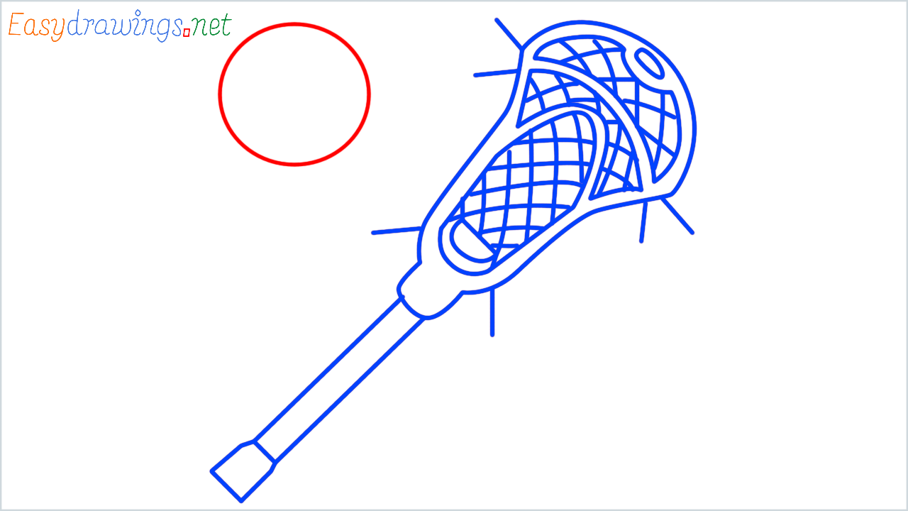 How to draw lacrosse step (11)