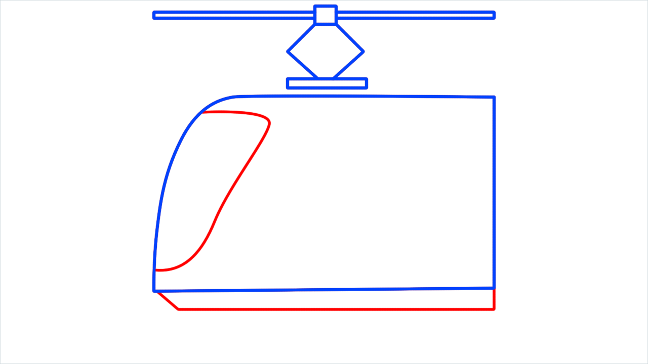 How to draw light rail step (6)