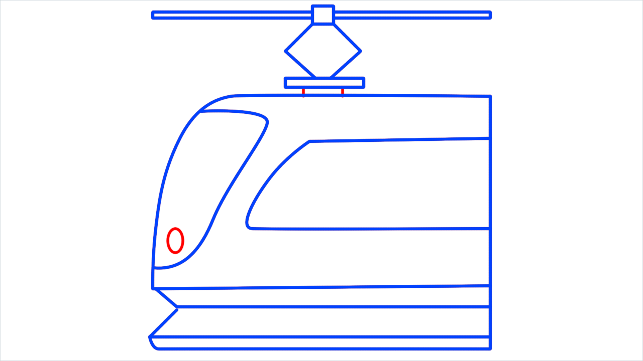 How to draw light rail step (9)