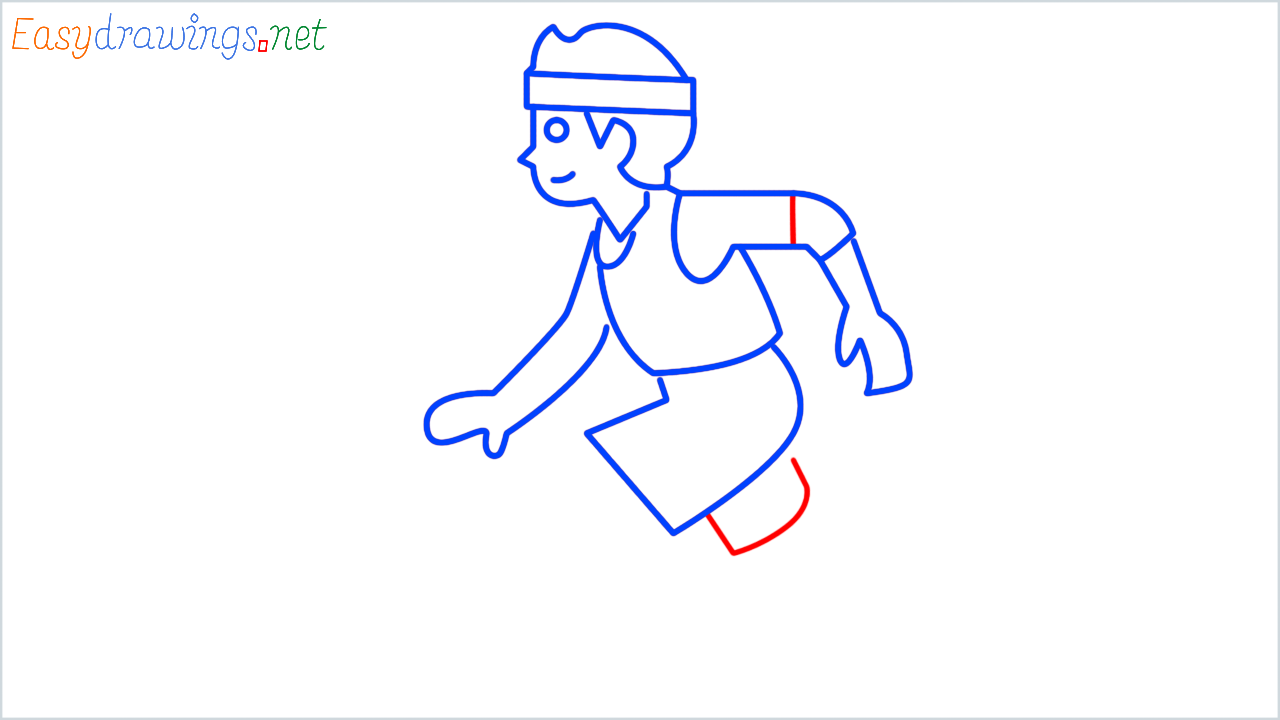 How to draw person bouncing ball step (10)