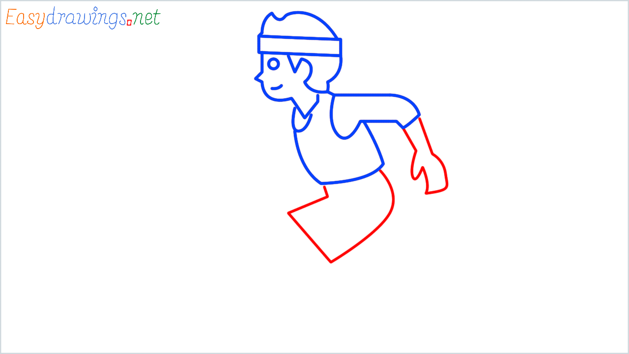 How to draw person bouncing ball step (8)