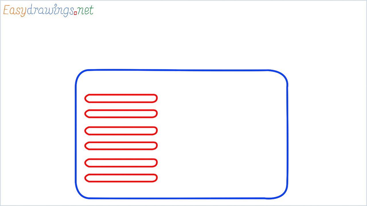 How to draw radio step (2)