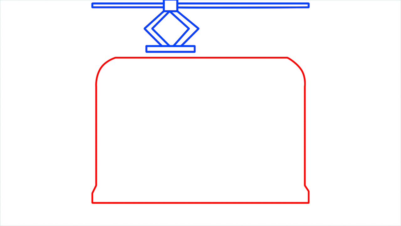 How to draw tram car step (4)