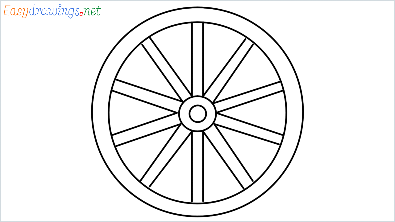 Sketching a FiveSpoke Wheel for Your Car Sketch  YouTube