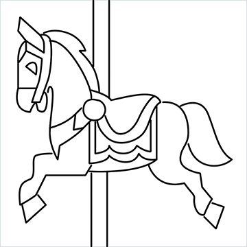 carousel horse drawing (35)
