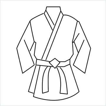 martial arts uniform drawing (21)