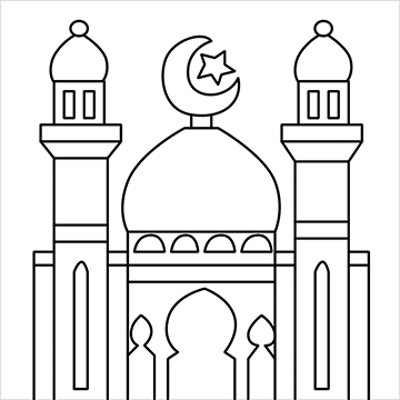 mosque drawing (3)
