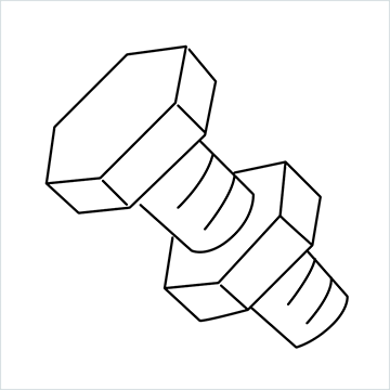 nut and bolt drawing (7)