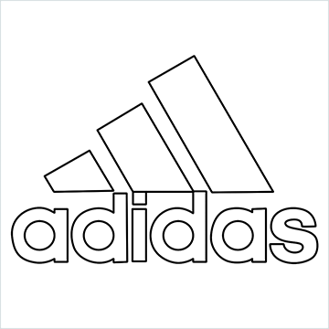 Adidas Logo drawing