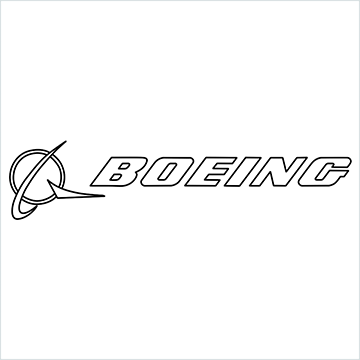 Boeing logo drawing