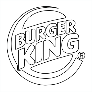 Burger King Logo drawing