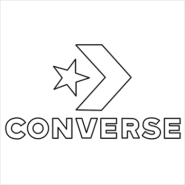 Converse Logo drawing