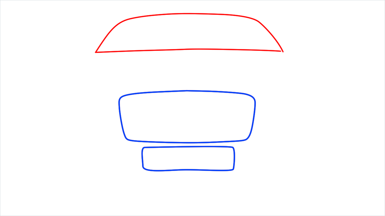 How to draw Bentley from the front step (3)
