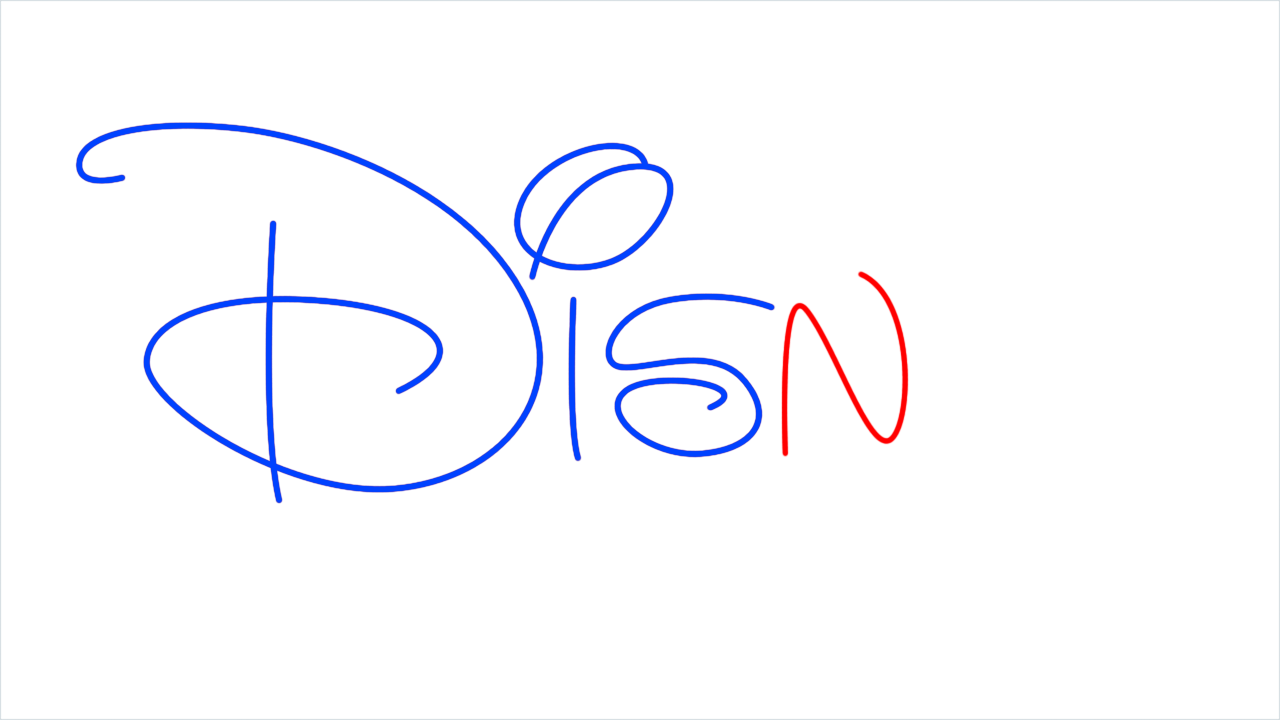 How to draw Disney step (4)